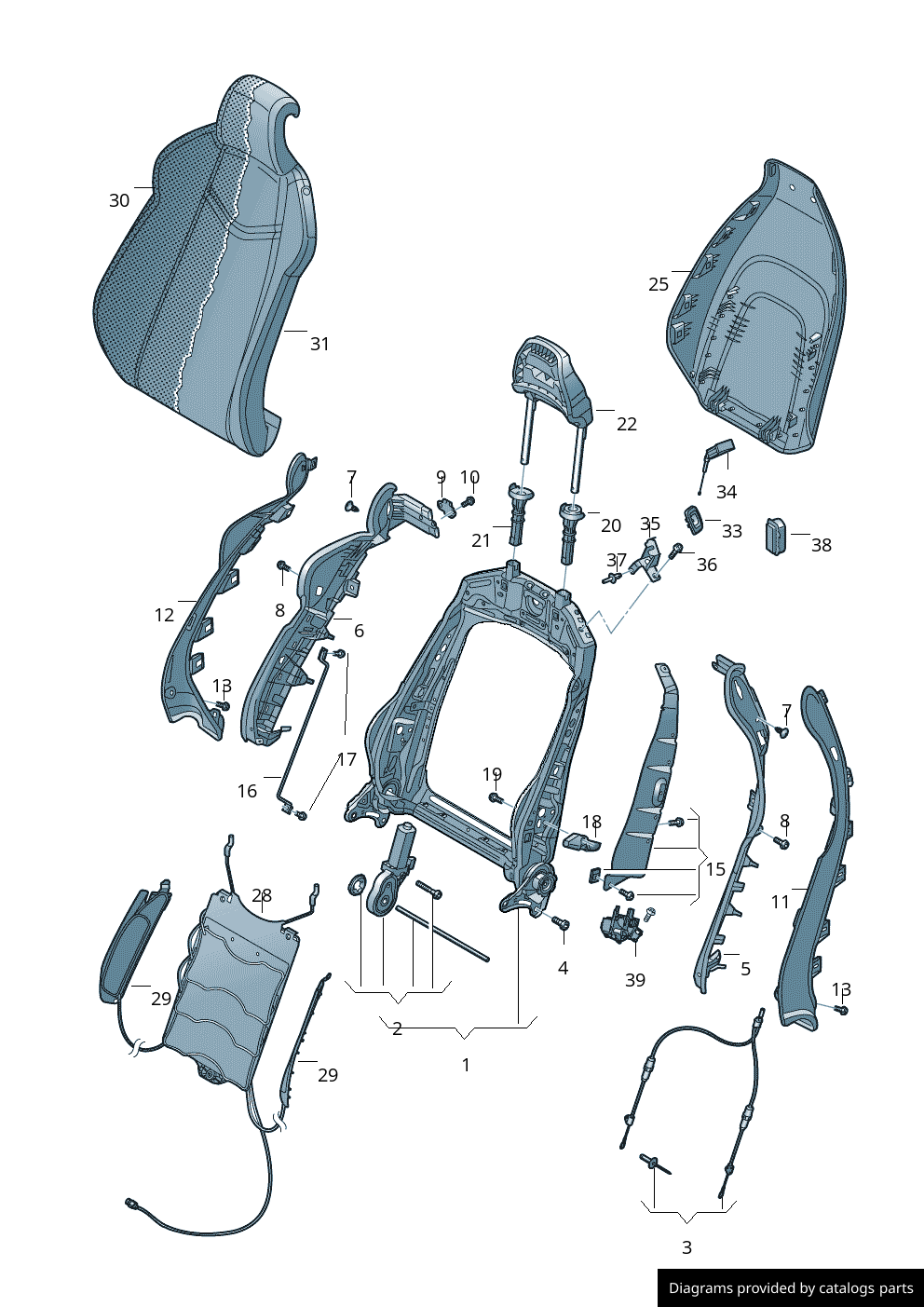 Car part diagram