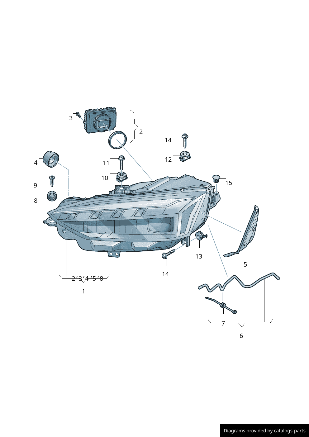 Car part diagram