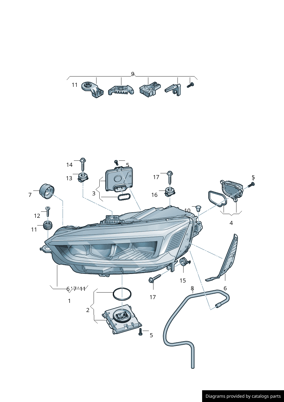 Car part diagram