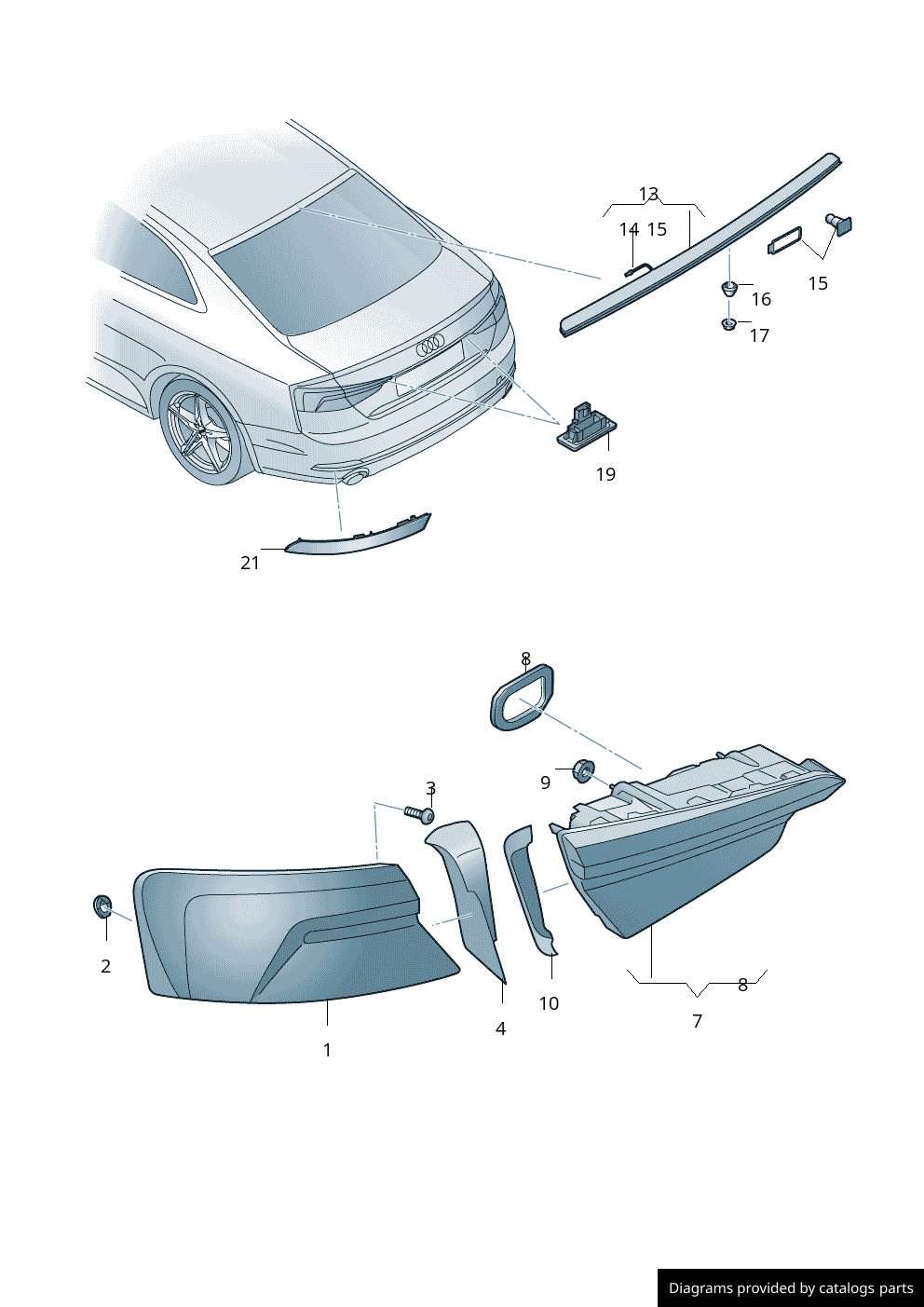 Car part diagram