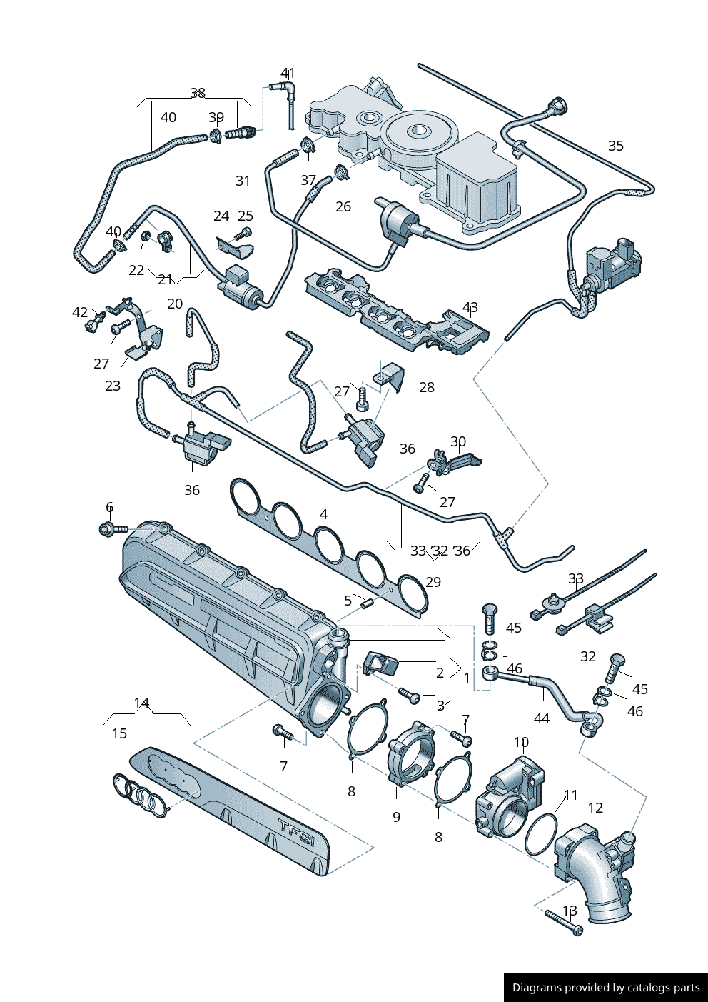 Car part diagram