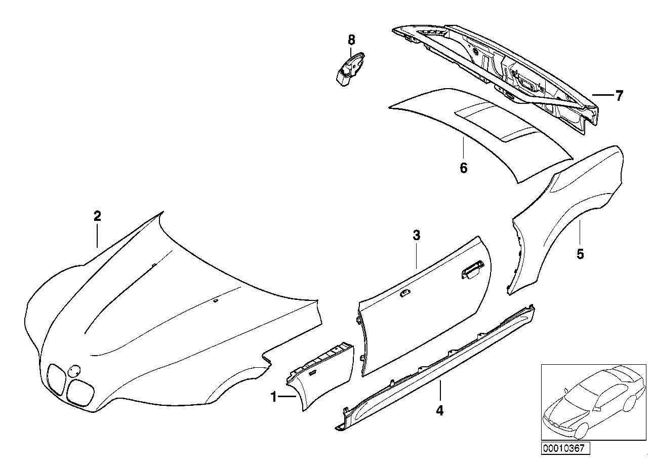 Car part diagram
