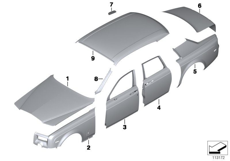 Car part diagram