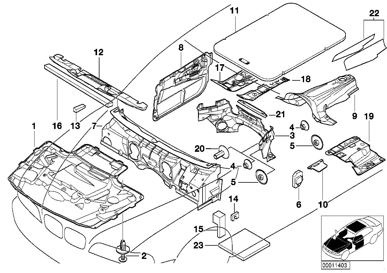 Car part diagram