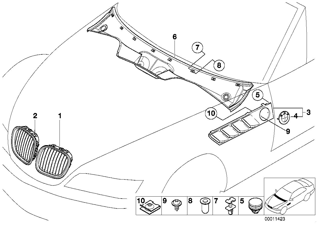 Car part diagram