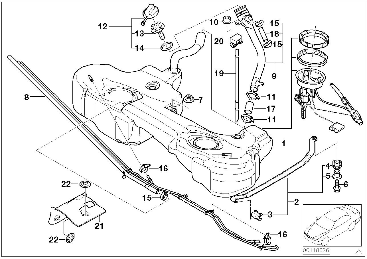Car part diagram