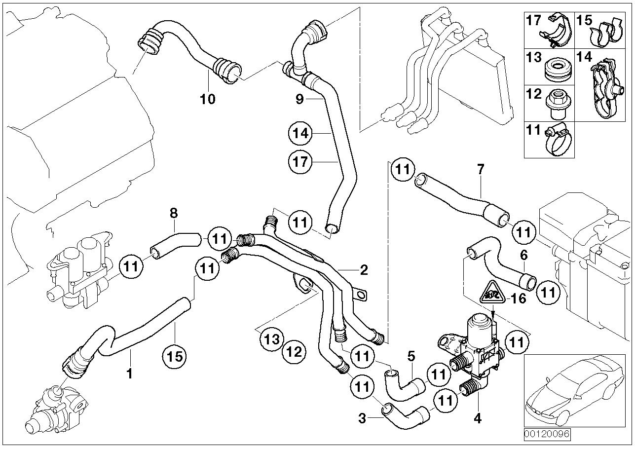 BMW Hose For Radiator And Engine Return 64128384899 - LLLParts