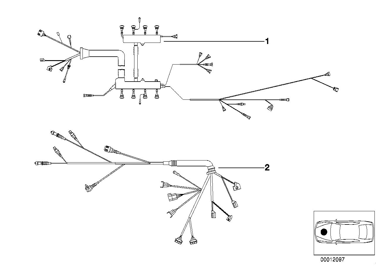 BMW Engine Wiring Harness, Engine Module 12511438902 LLLParts