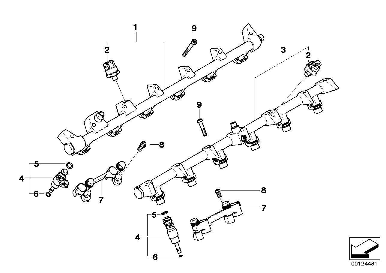 BMW Engine Upper Fuel Injector ORings 6 Pcs Genuine BMW 13647516741 LLLParts