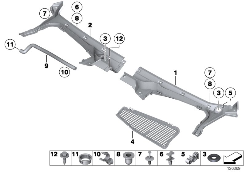 Car part diagram
