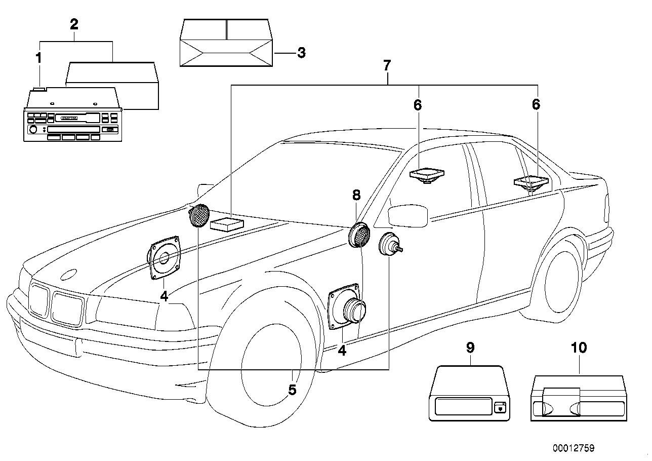 Car part diagram