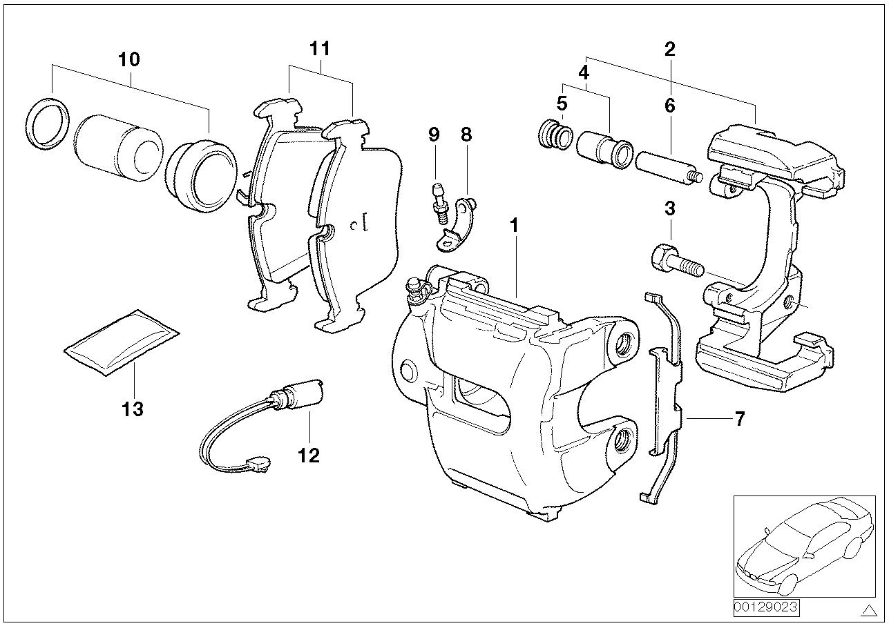 Car part diagram