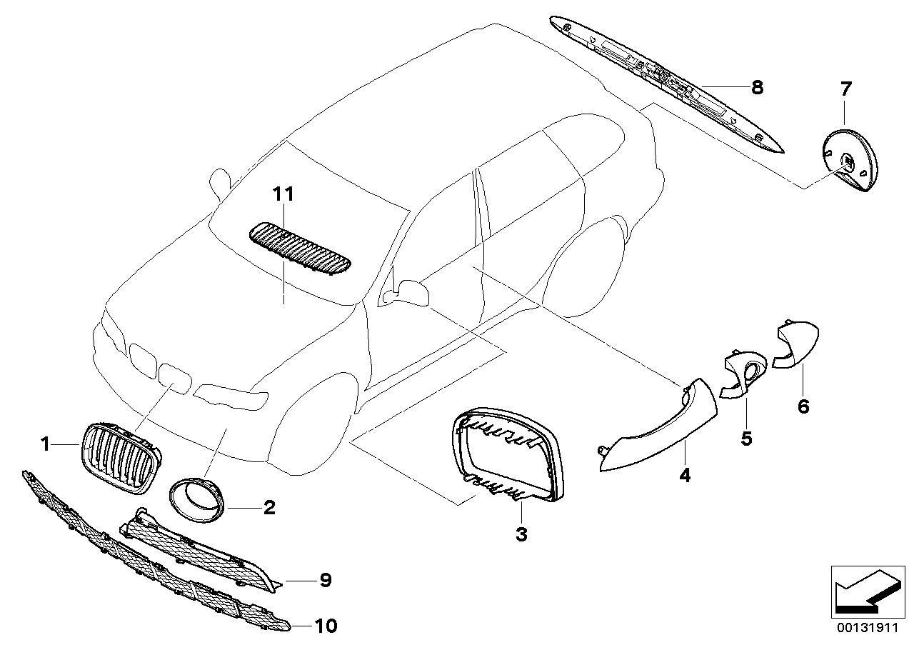Car part diagram