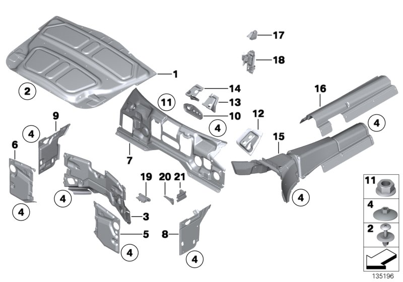 Car part diagram