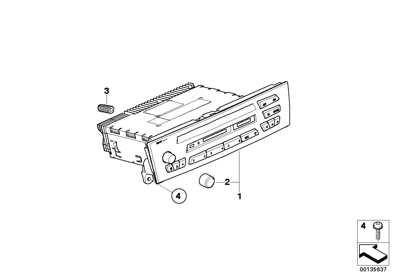 BMW Radio Bmw Audio 65129133334 LLLParts