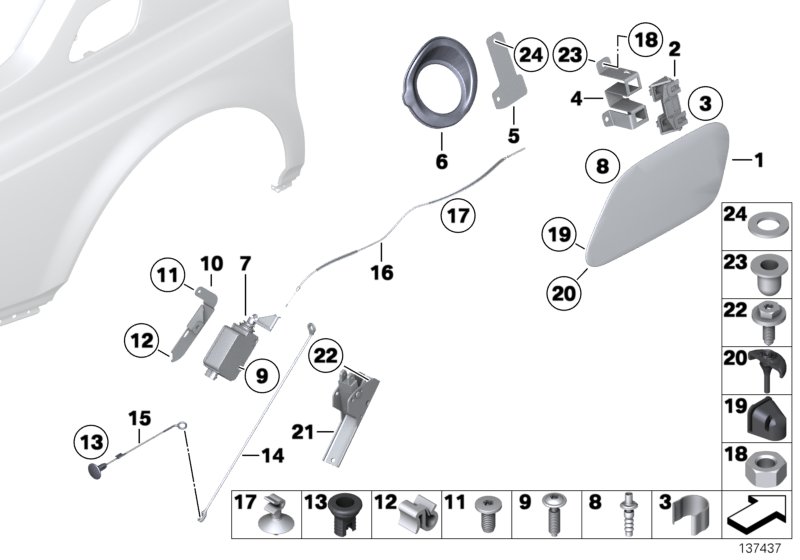 Car part diagram