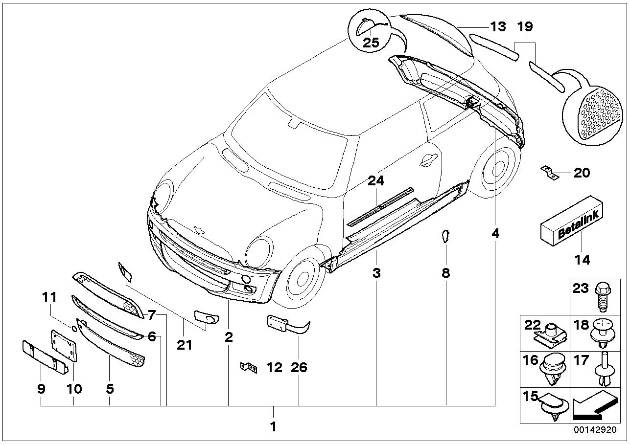 Car part diagram