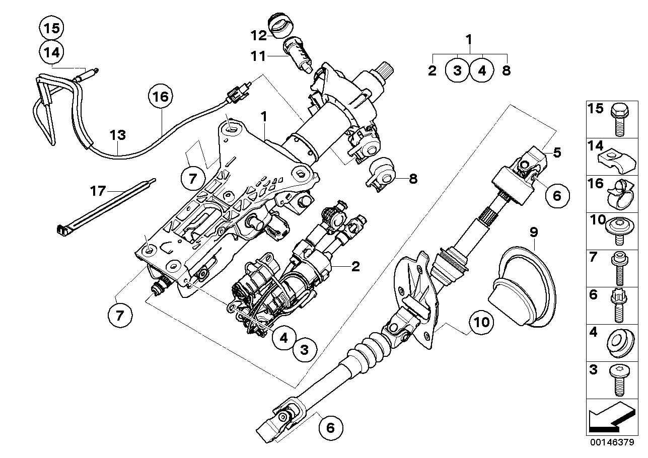 BMW Steering Column,Electr.adjust. Interlock 32306770718 LLLParts