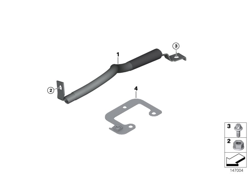 その他 SE Genuine BMW - 12427549396 - Ground Wire (12-42-7-549-396)