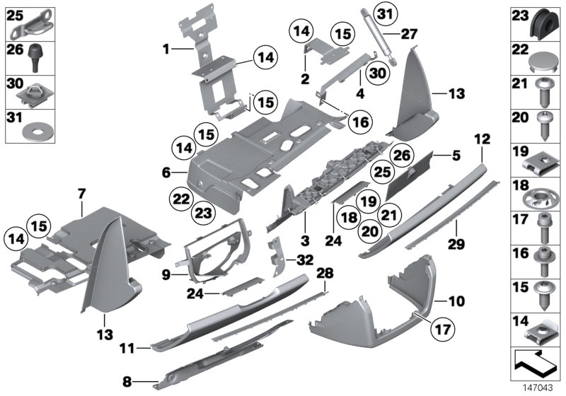 Car part diagram