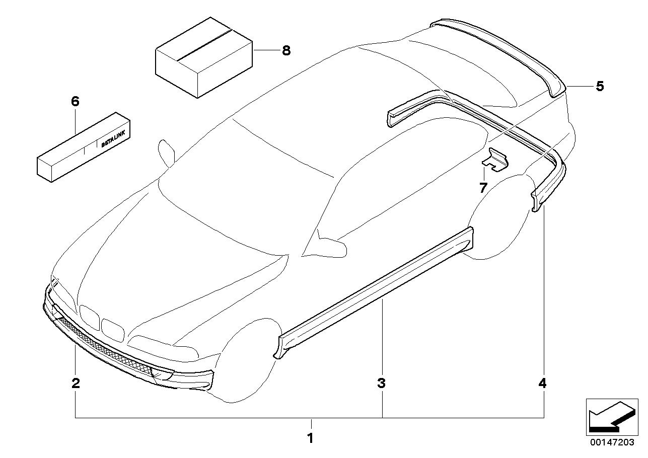 Car part diagram