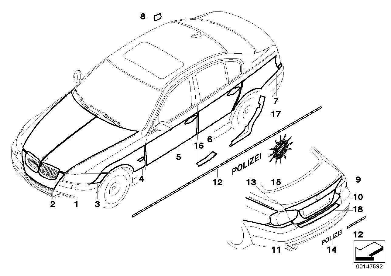 Car part diagram