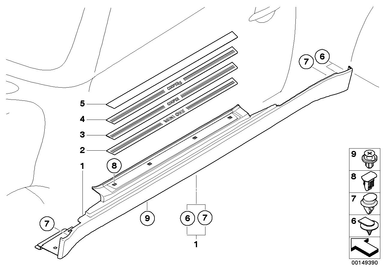Car part diagram