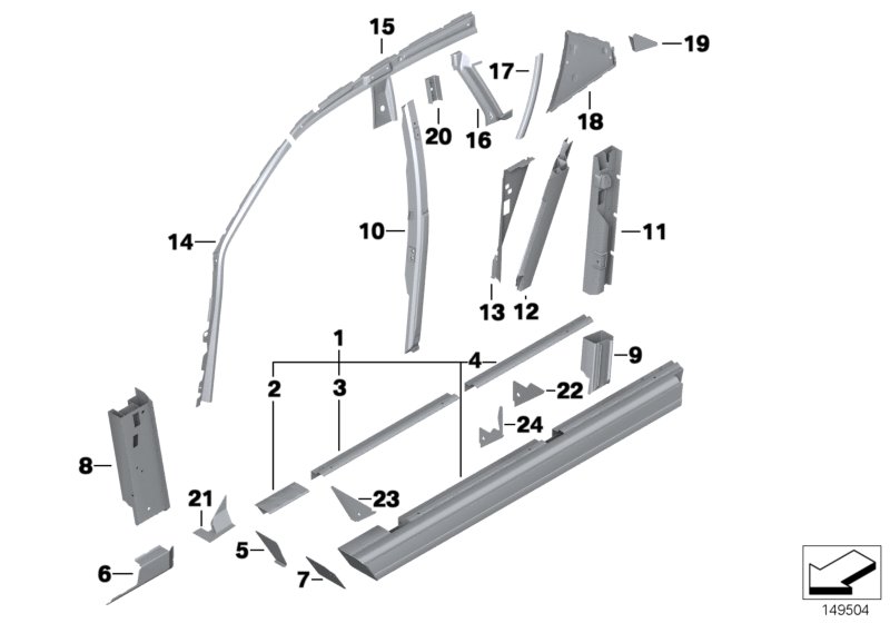 Car part diagram