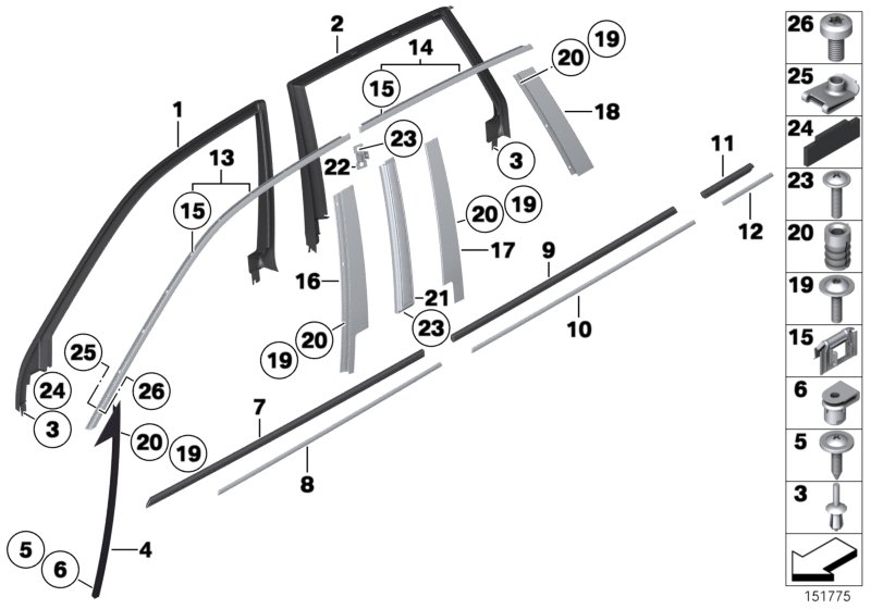 Car part diagram