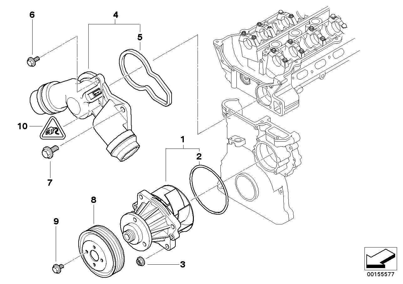 Coolant thermostat for BMW X3 X5 Z3 Z4 E36 E38 E39 E46 1437040