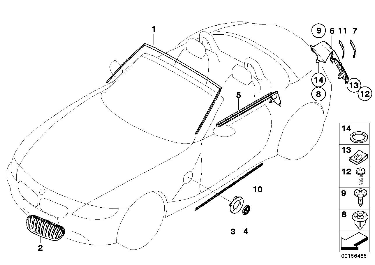 Car part diagram