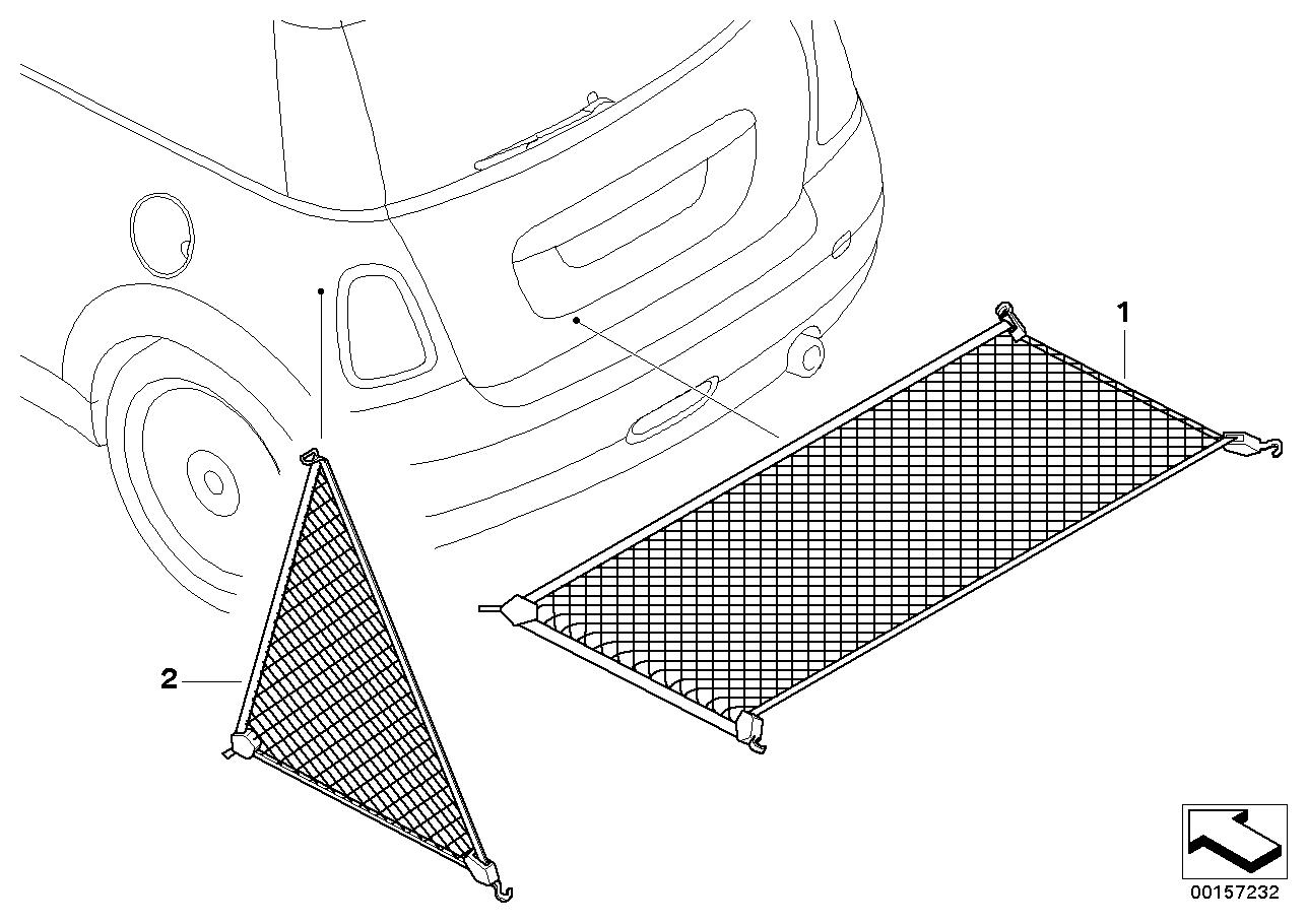 Mini cooper cargo net deals