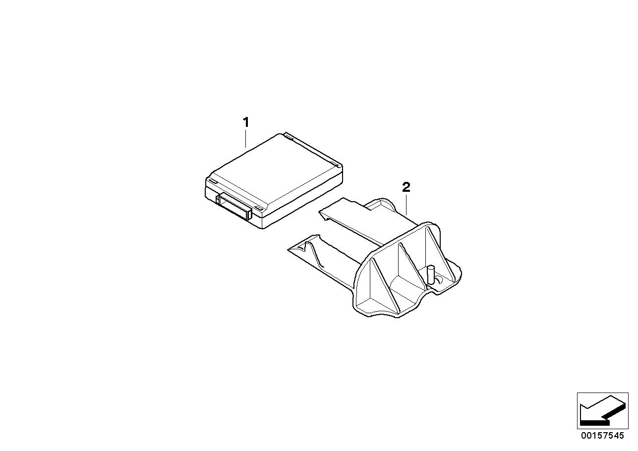 BMW Radio Remote Control Receiver 66129117116 LLLParts