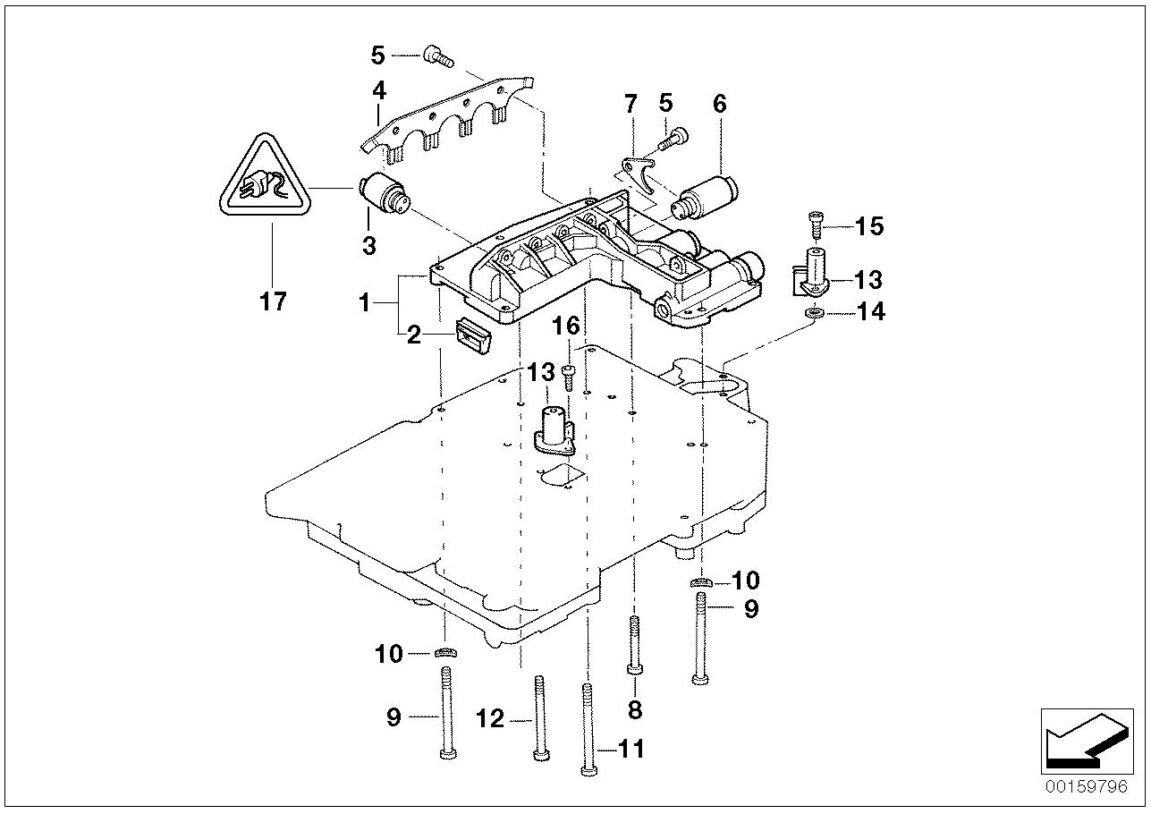 BMW Solenoid Valve (Solv) 24341421347 LLLParts