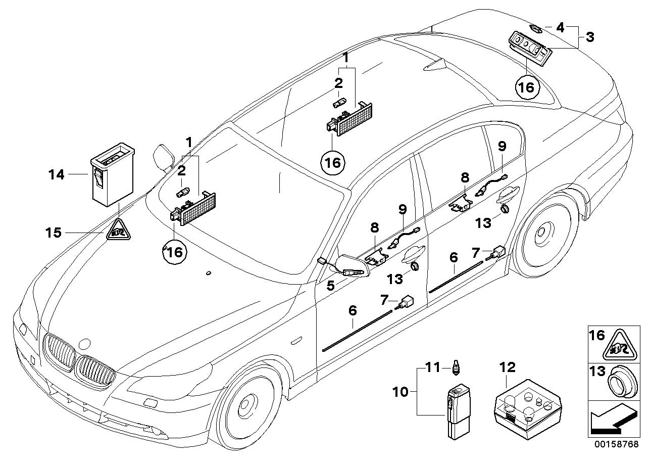 Car part diagram