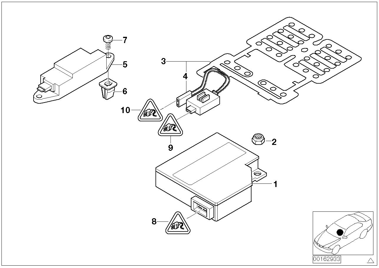 BMW Airbag Control Unit Genuine BMW 65776900727 LLLParts