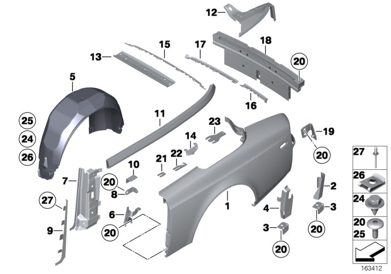 Car part diagram