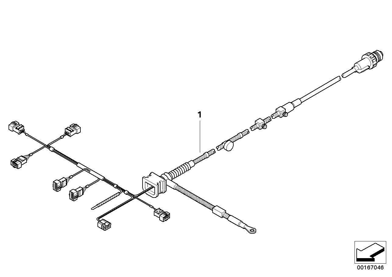 BMW Wiring Harness, Engine Grbx. Module 12517581112 LLLParts
