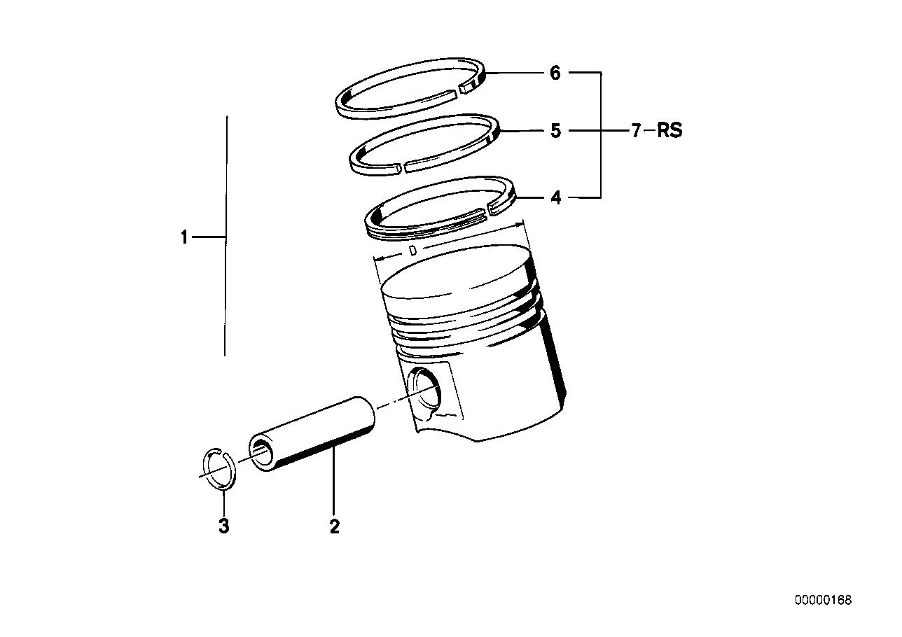 BMW Piston 11251274973 - LLLParts