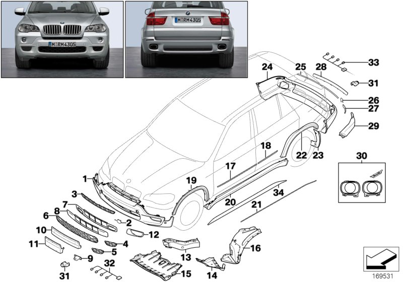 Car part diagram
