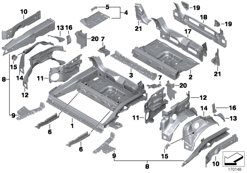 Car part diagram