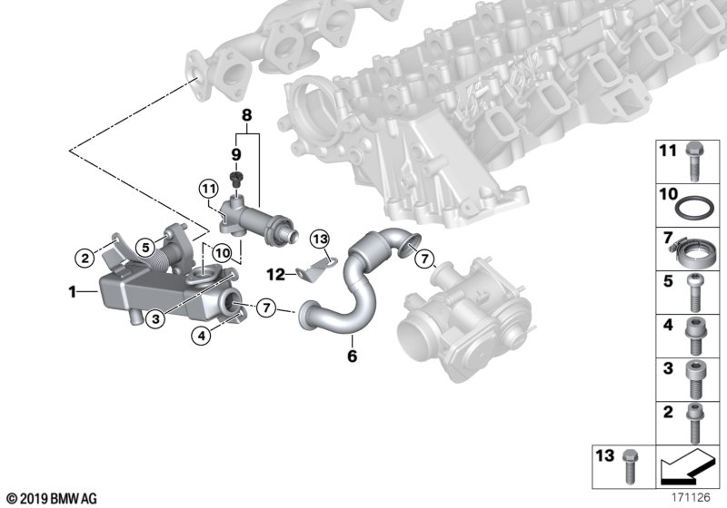 BMW E60 530d - Main Engine and EGR Thermostat change 