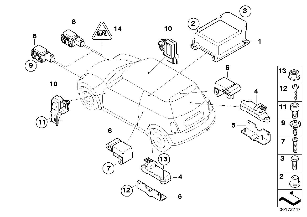 Car part diagram