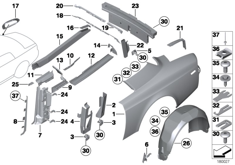 Car part diagram