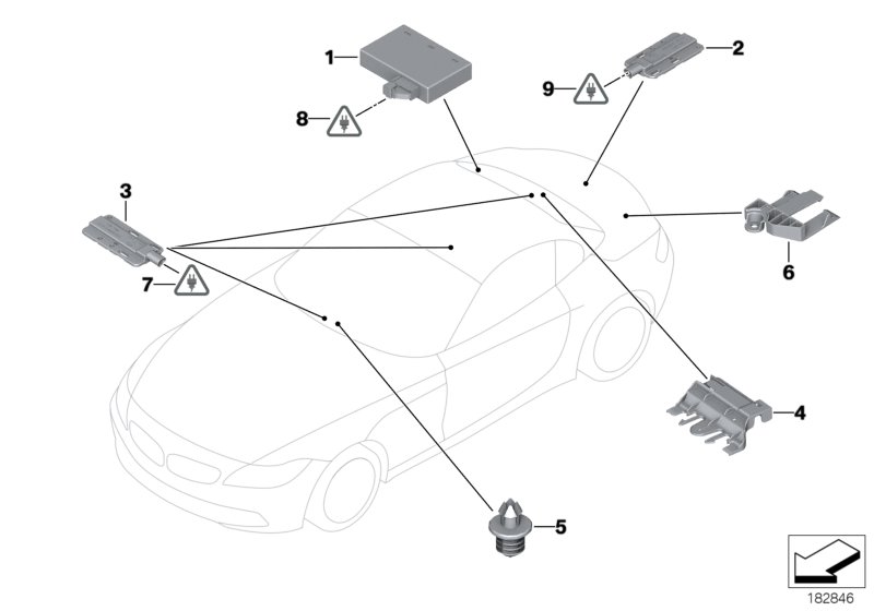 Car part diagram