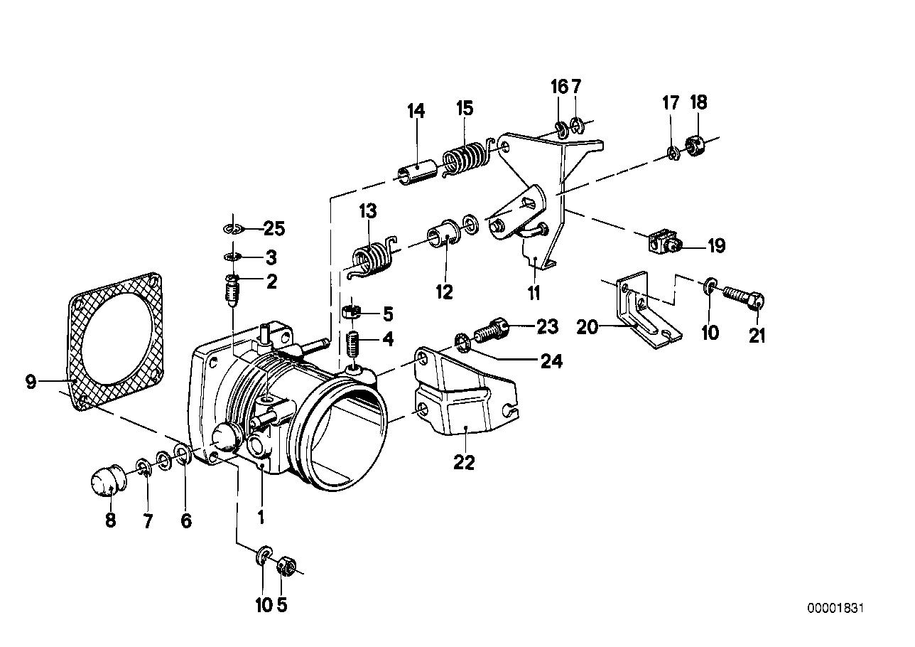 BMW Throttle Housing Assy 13541267642 LLLParts
