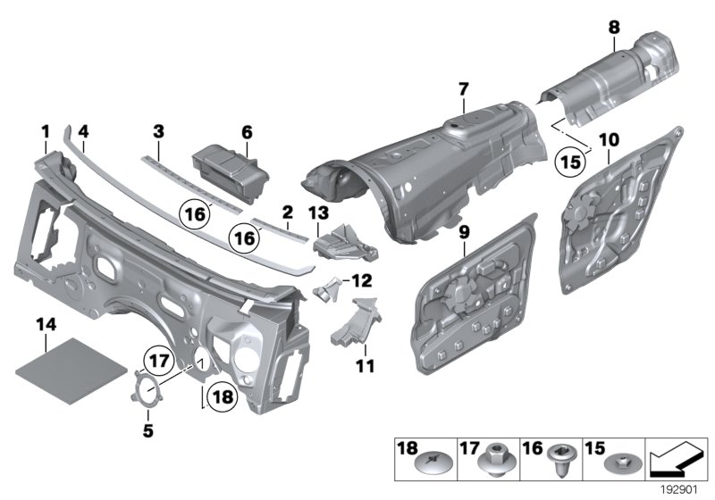 Car part diagram