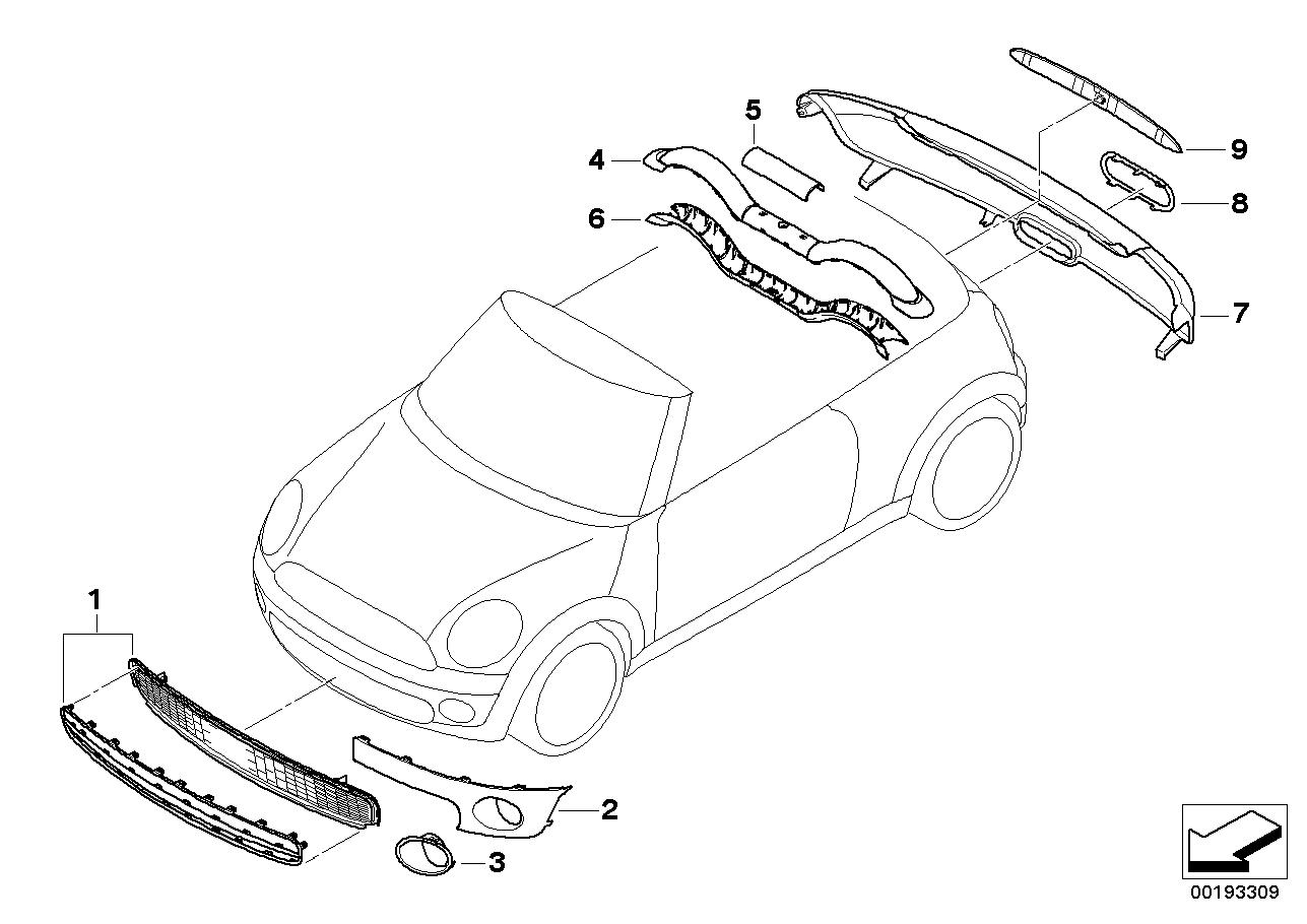 Car part diagram