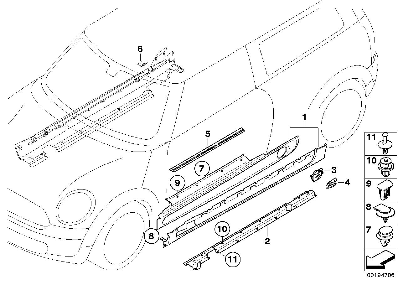 Car part diagram