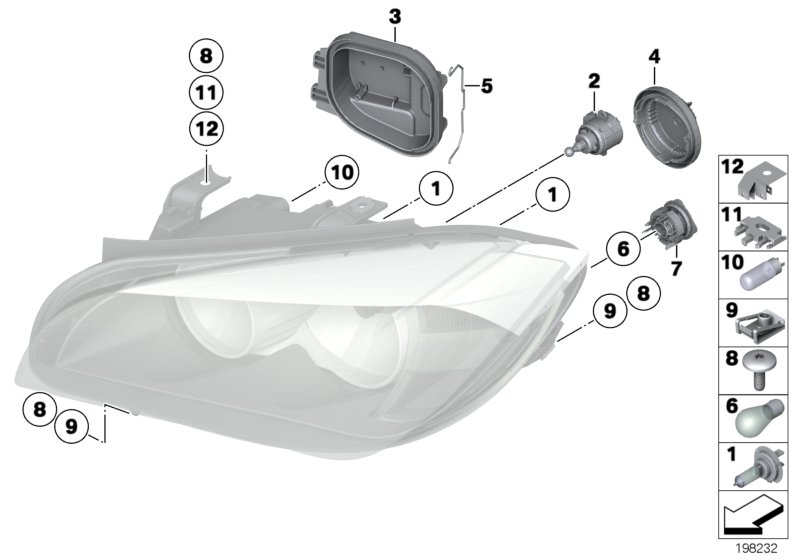 Car part diagram